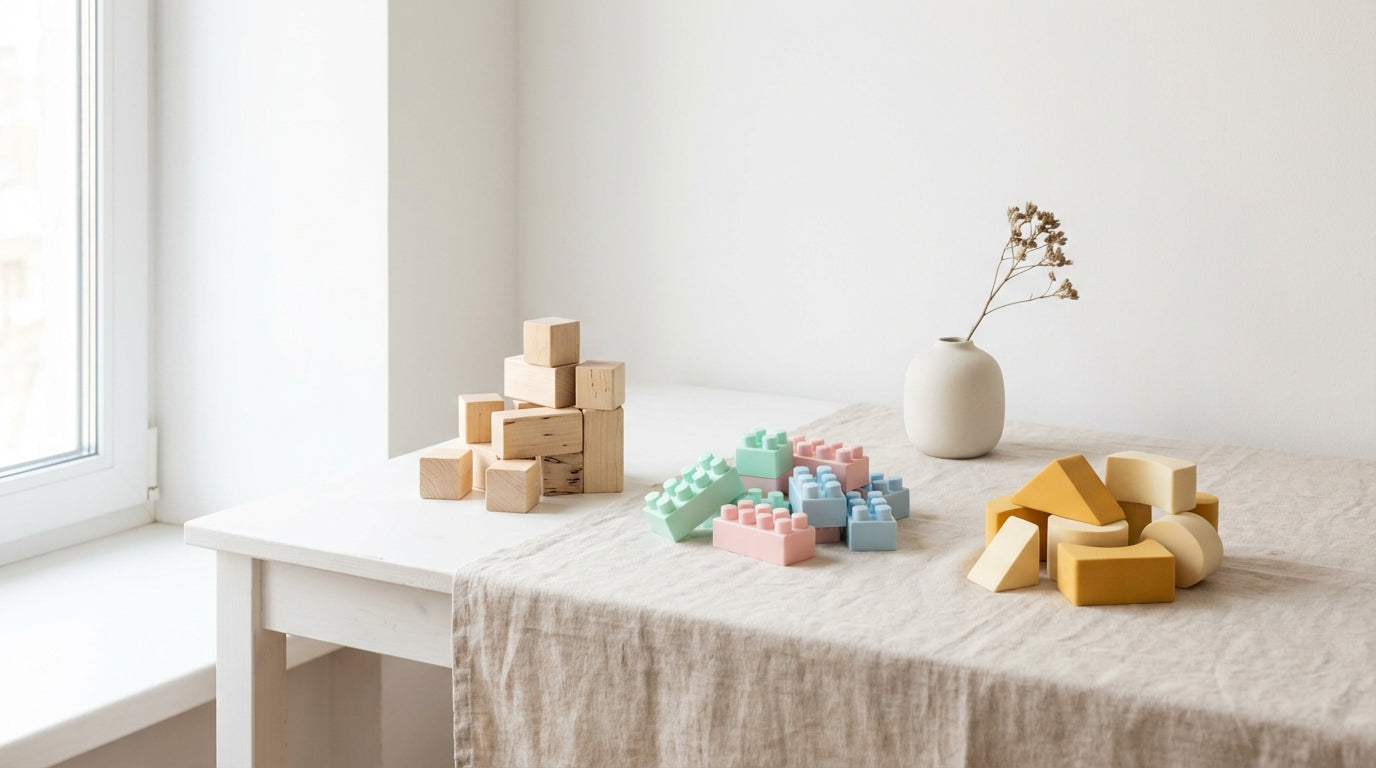 Bausteine im Vergleich: Materialien, Systeme & Alter einfach erklärt