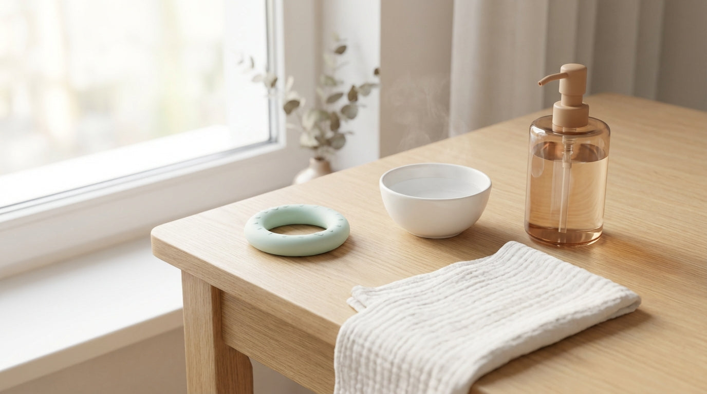 Beißring reinigen: sicher, hygienisch & materialgerecht im Alltag