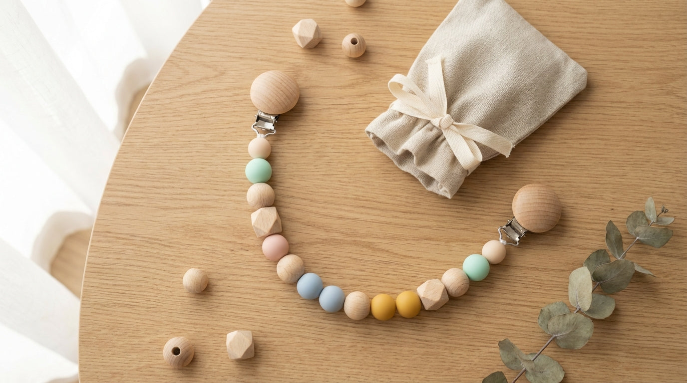 Kinderwagenkette personalisiert: Mit Namen sicher & schön gestalten