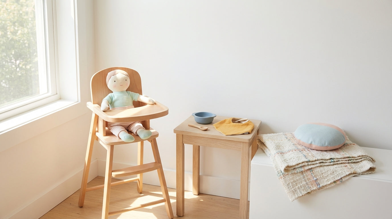 Puppenhochstuhl Holz: Kaufberatung, Größe, Sicherheit & Pflege