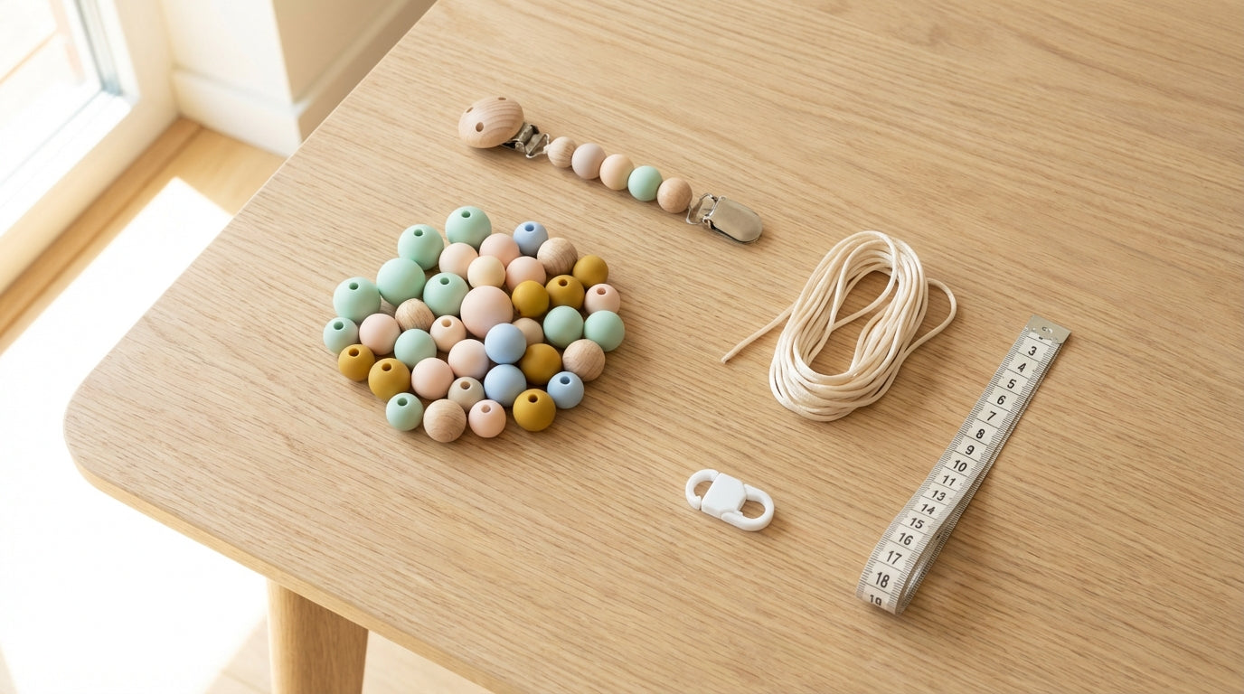 Schnullerkette selber machen: Anleitung, Material & sichere Länge