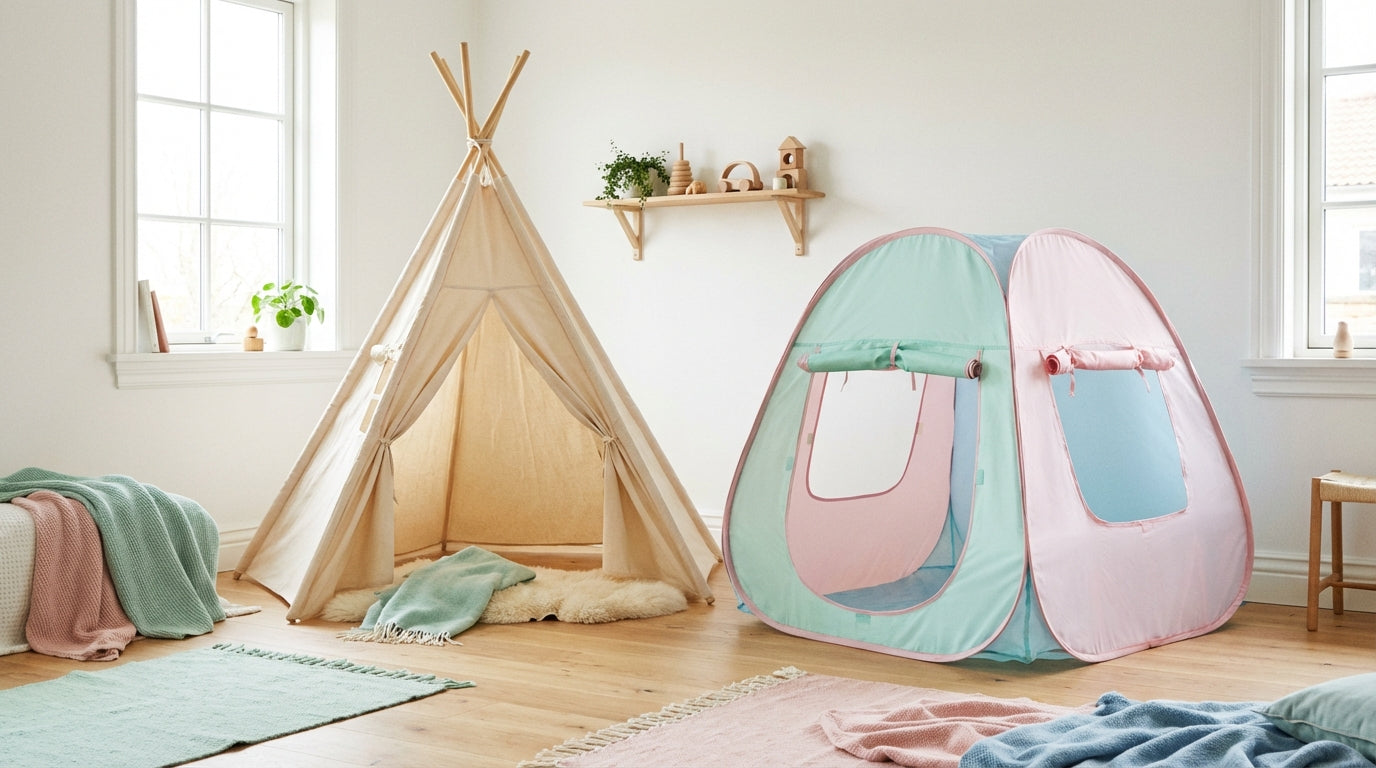 Tipi Spielzelt oder Pop-Up-Zelt: Was passt zu deinem Kind?
