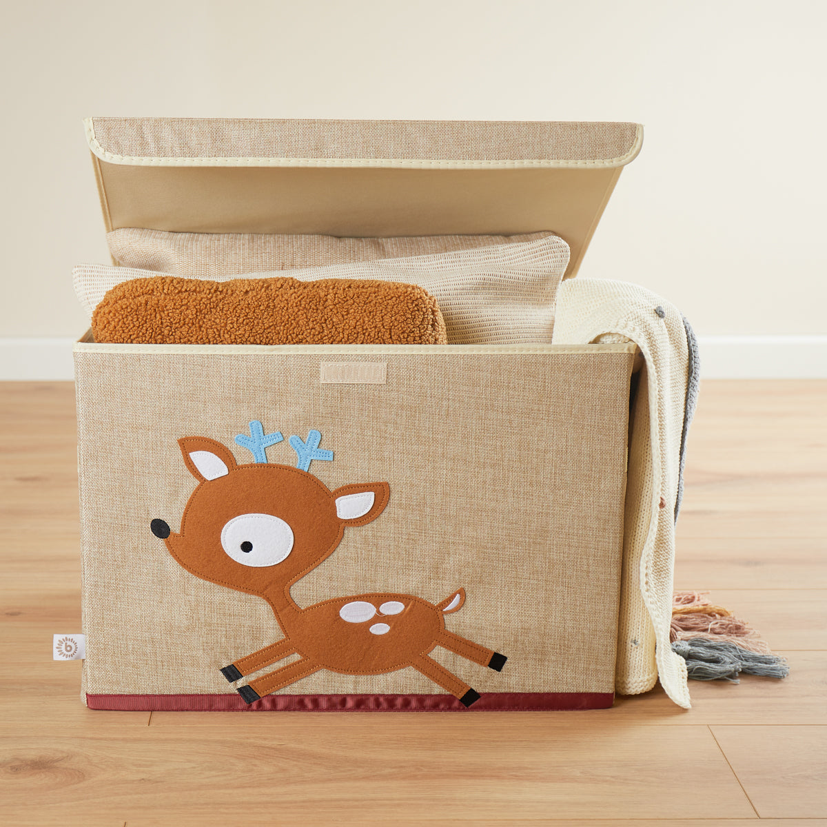 Box portaoggetti cerbiatto con coperchio