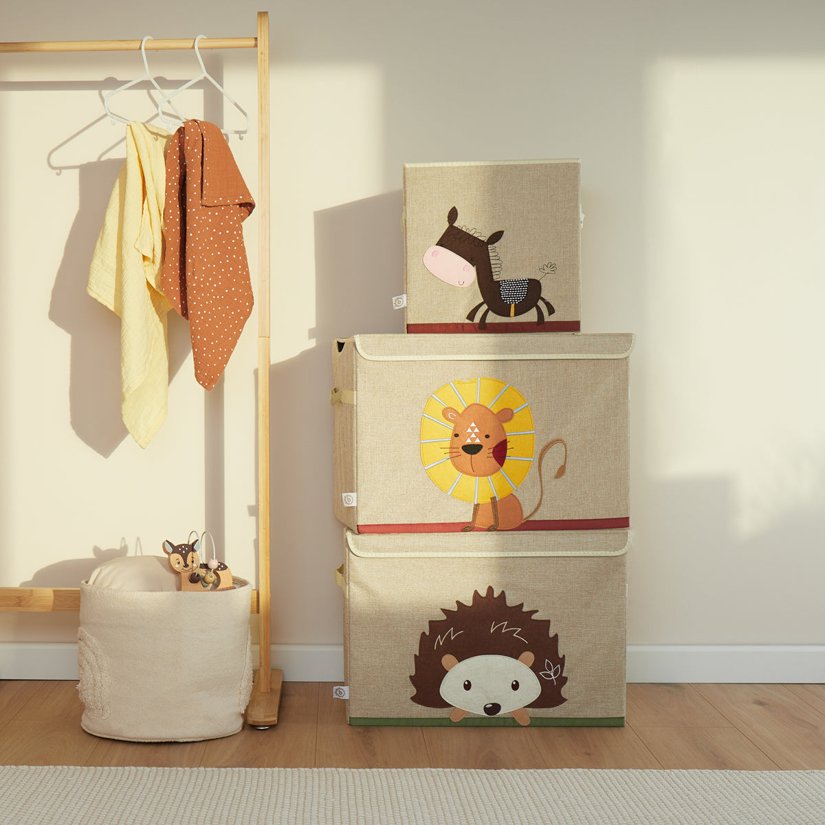 Boîte de rangement hérisson avec couvercle