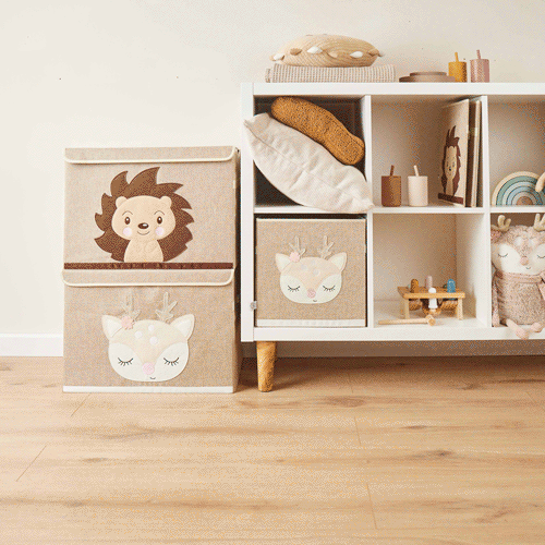 Boîte de rangement hérisson Piksi avec couvercle