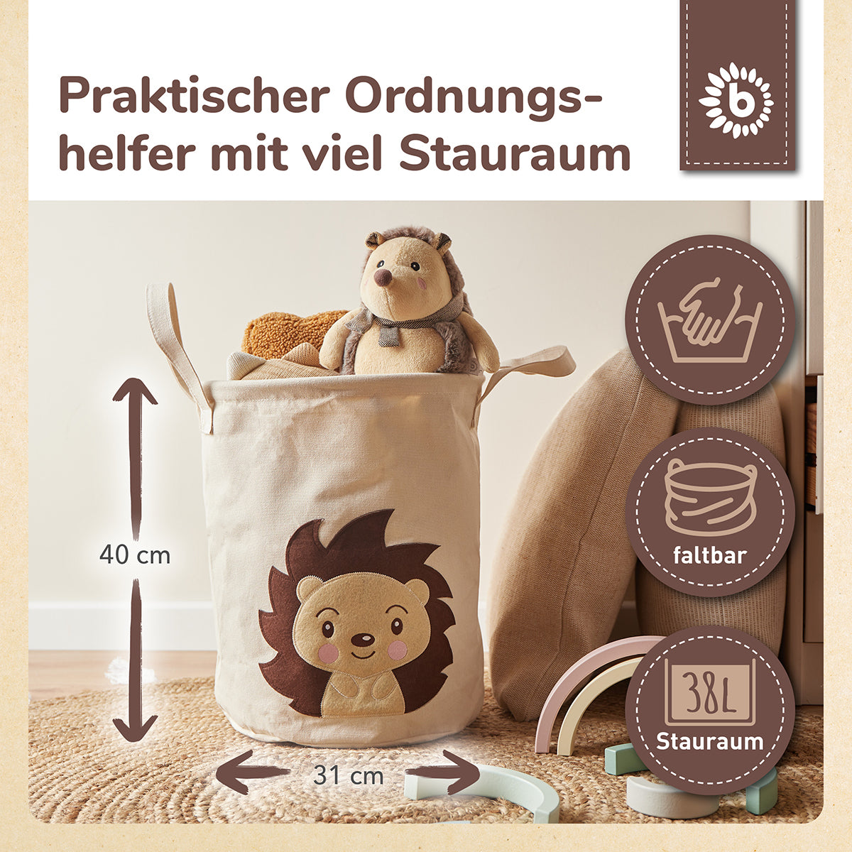 Cesto portaoggetti Riccio Piksi