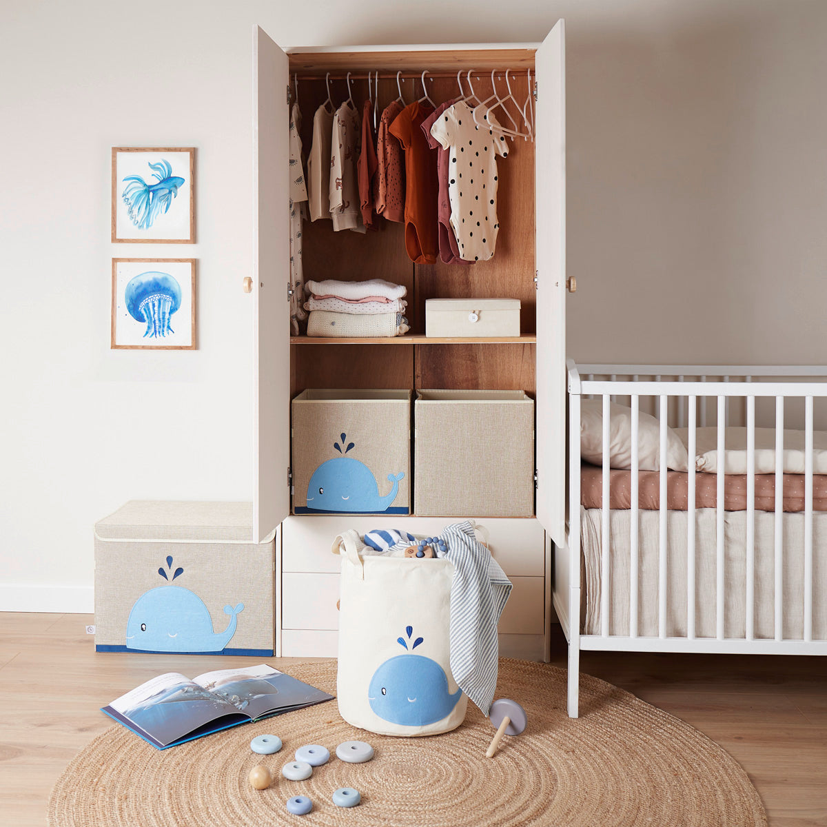 Panier de rangement Baleine