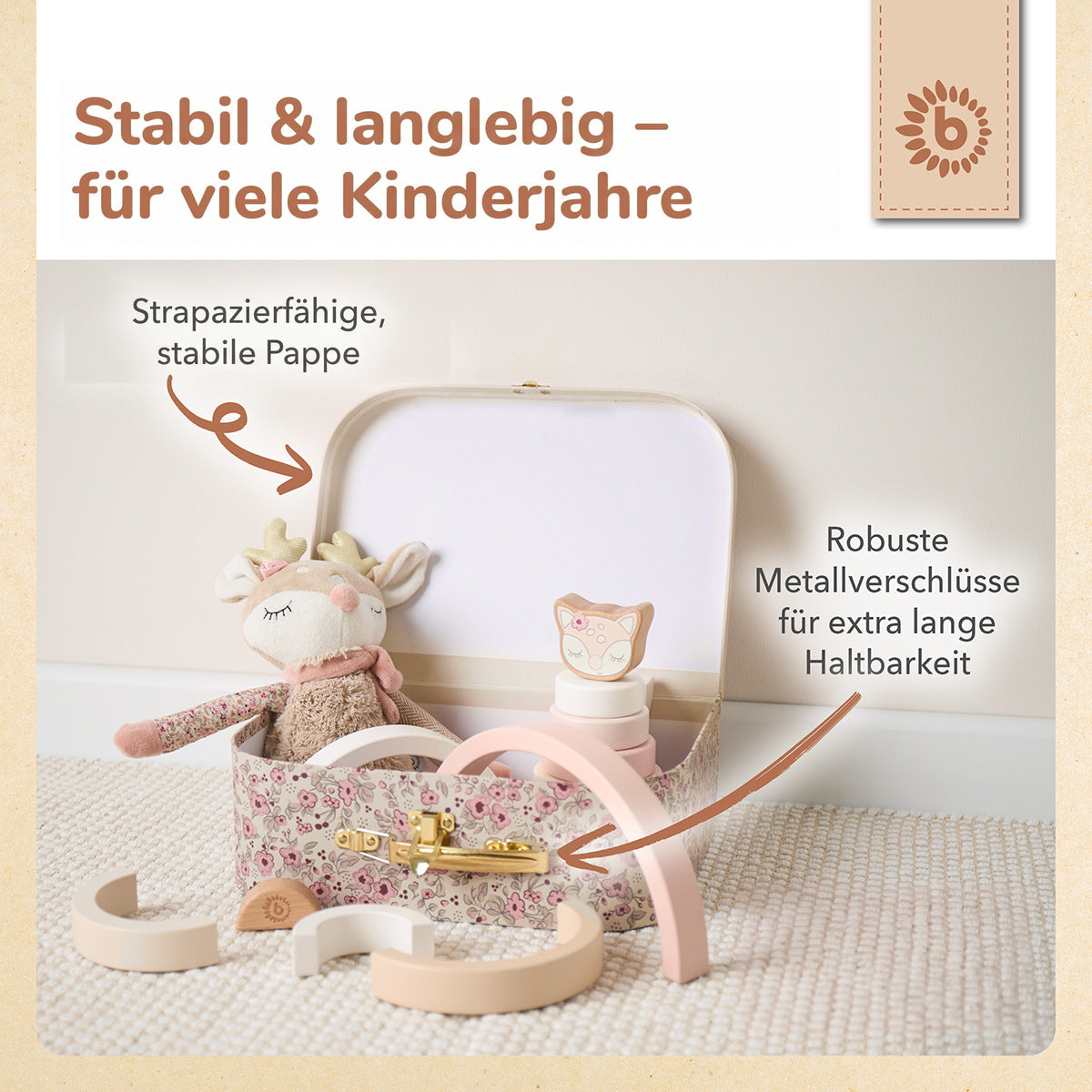 Set de 3 valises Ella Vintage Flowers