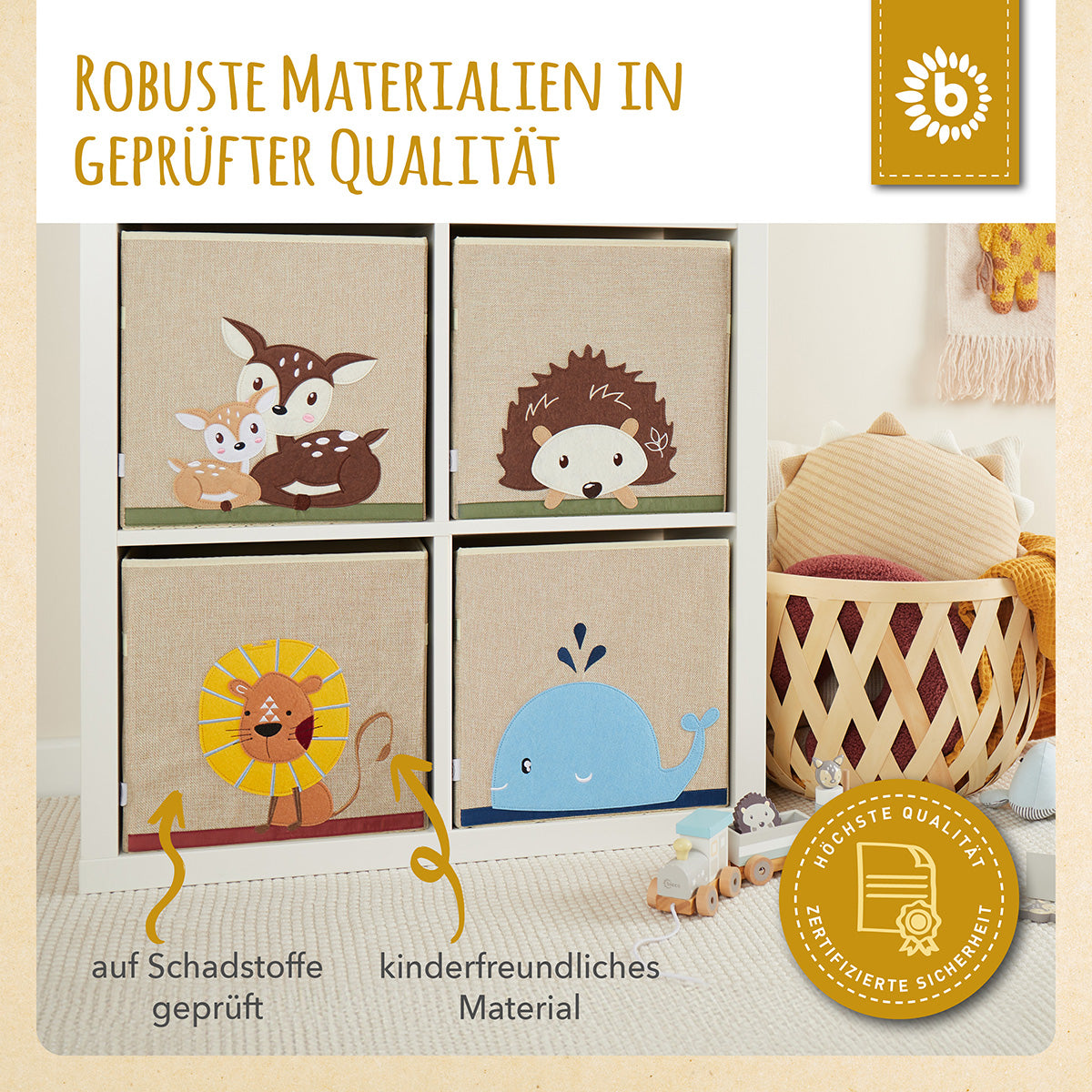 Boîte de rangement Lion