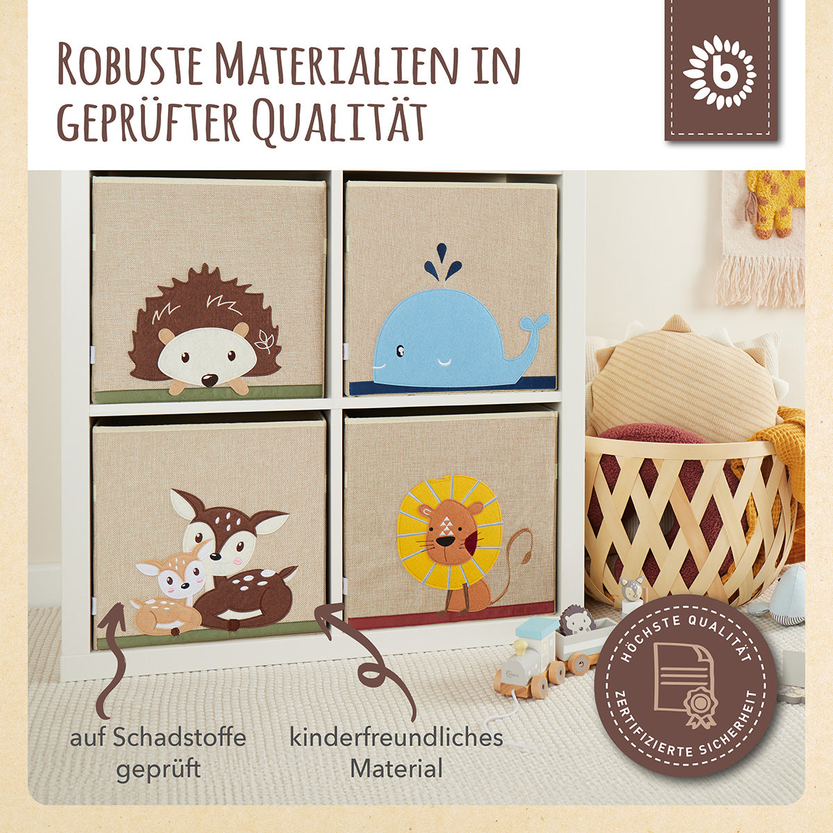 Boîte de rangement faons