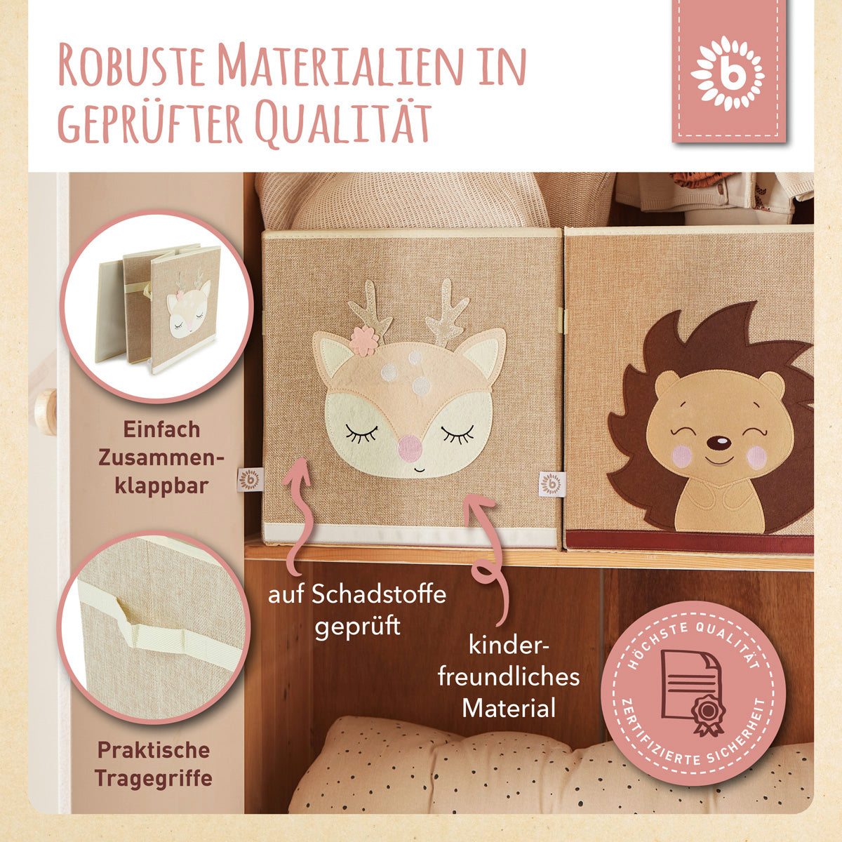 Boîte de rangement faon Ella