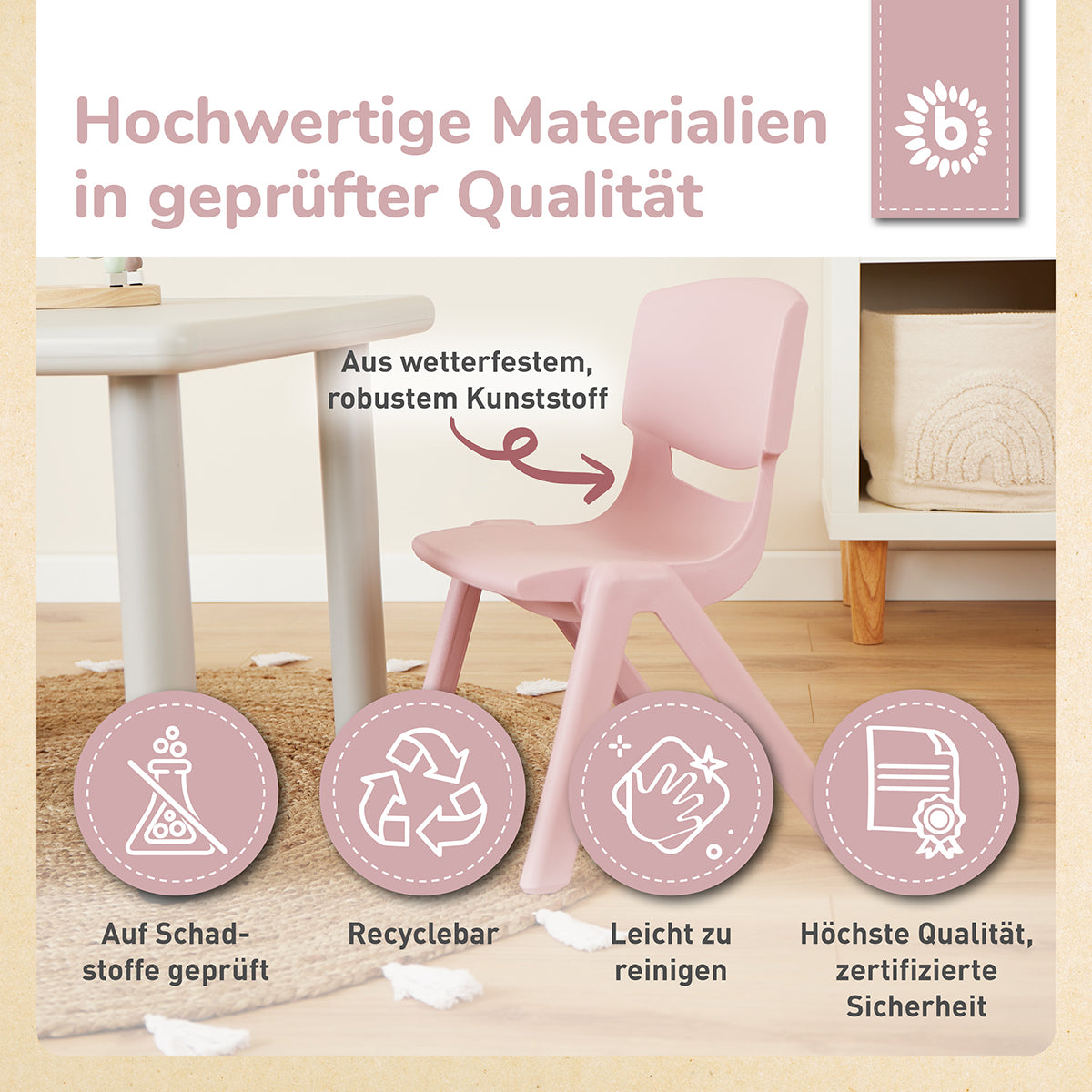 Kinderstuhl dreamy rose