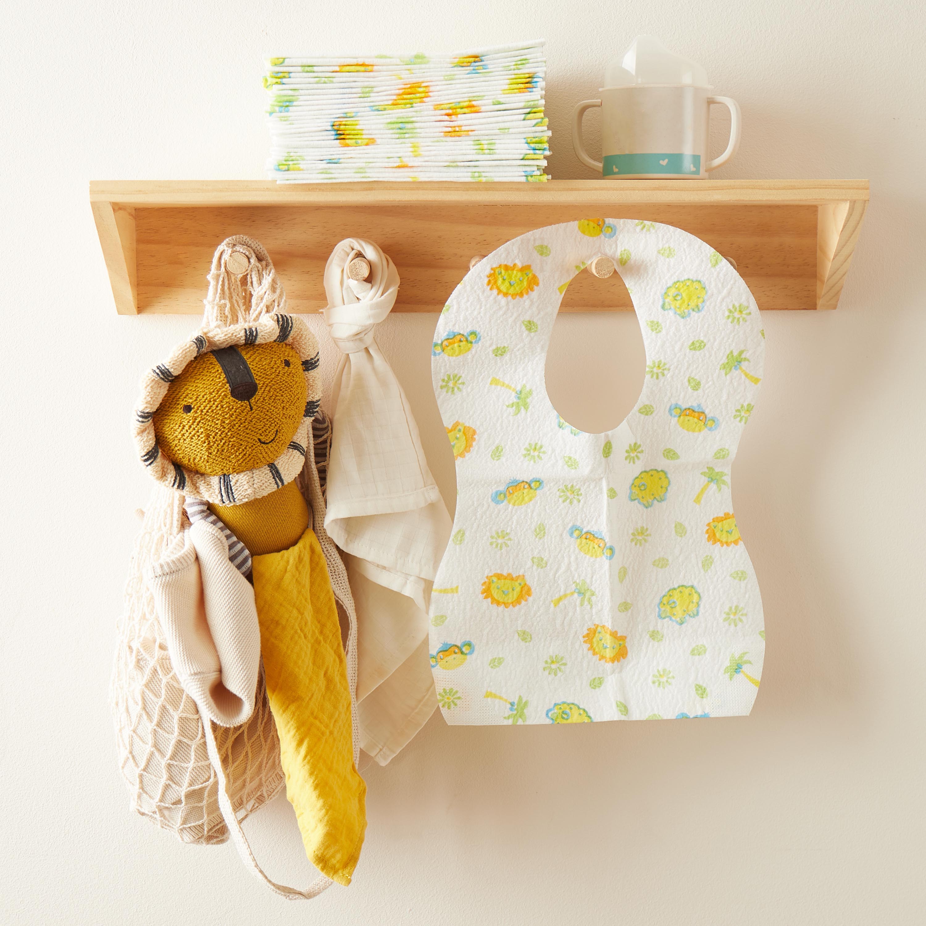 30 bavoirs jetables Safari