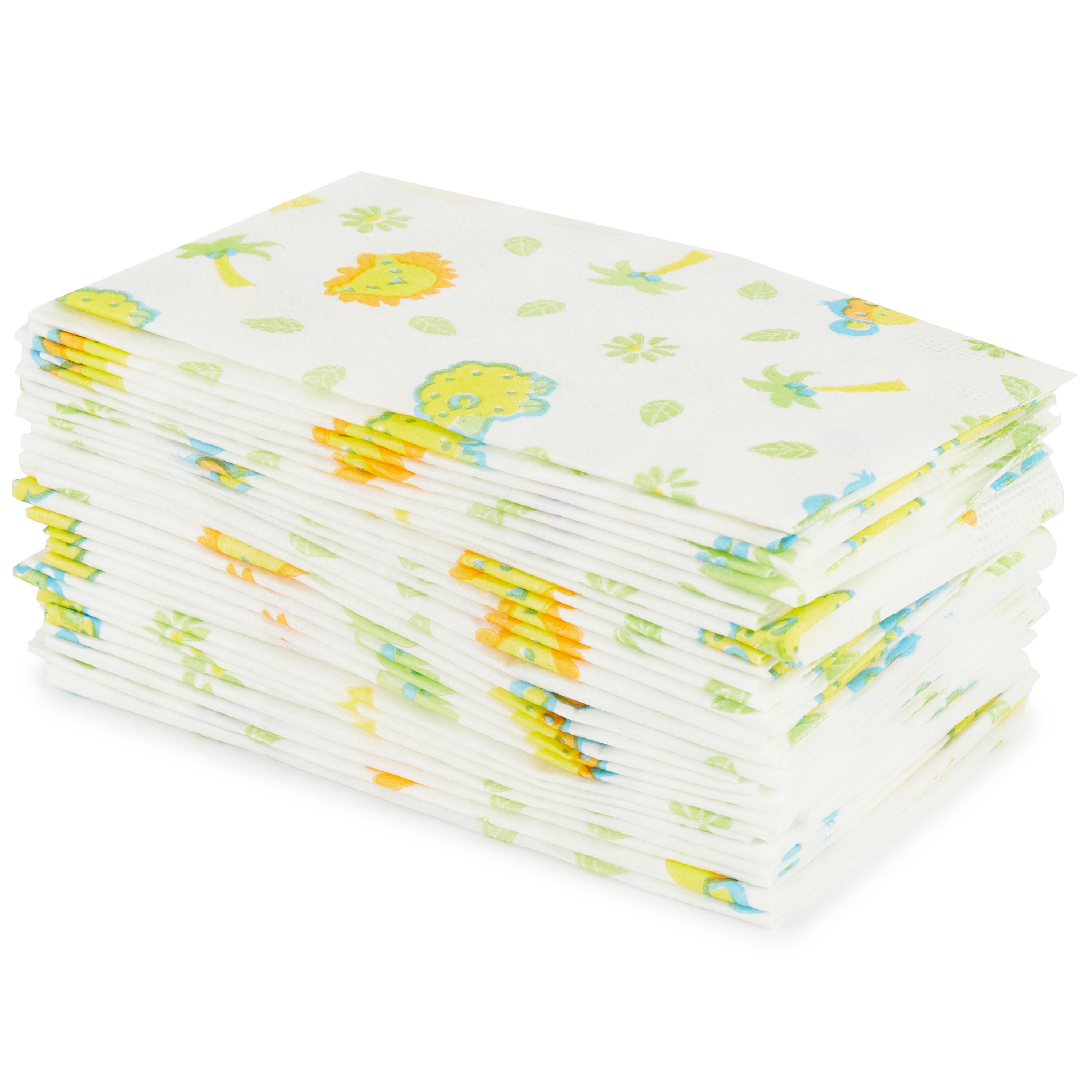 30 bavoirs jetables Safari