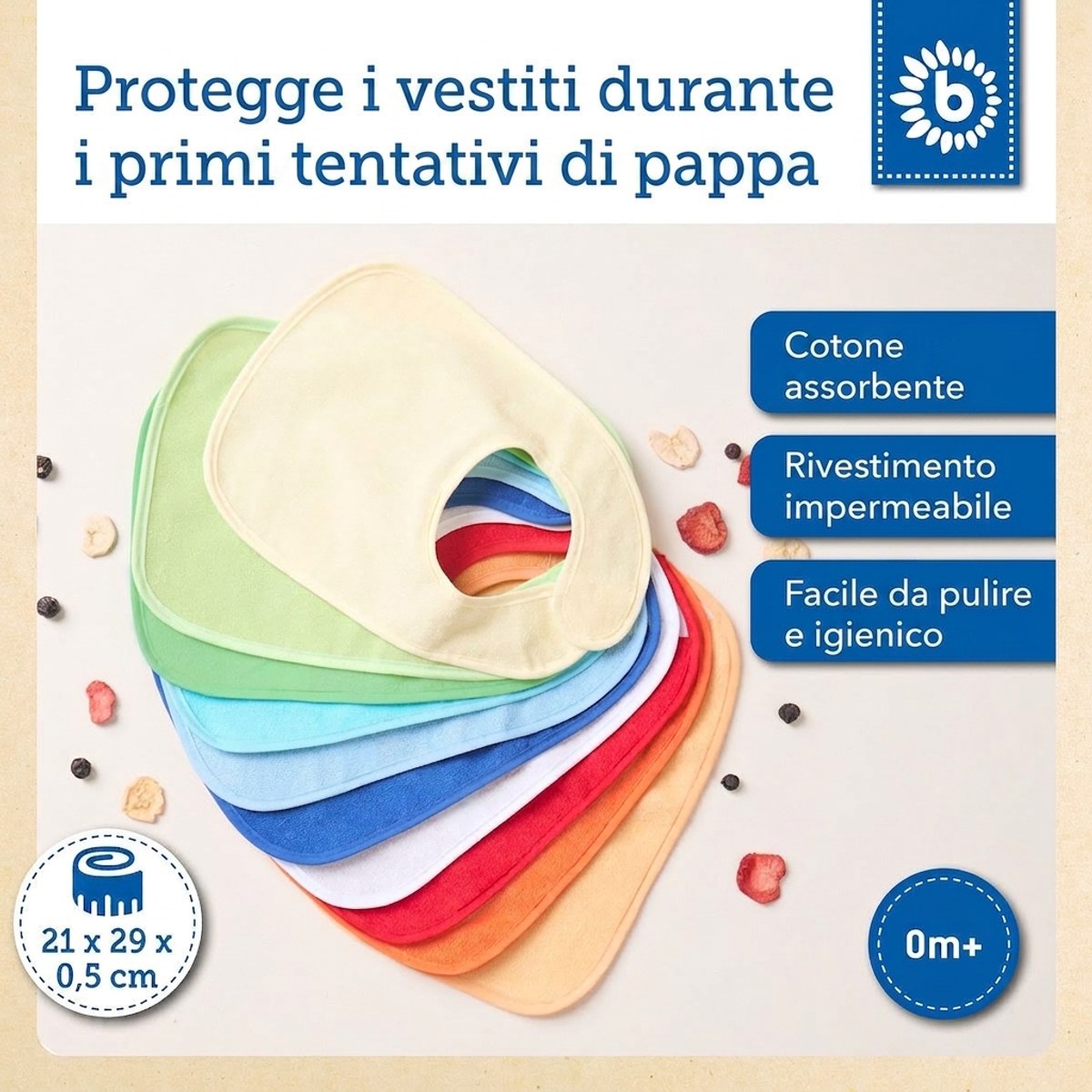 10er Set Lätzchen Rainbow - IT Infographic