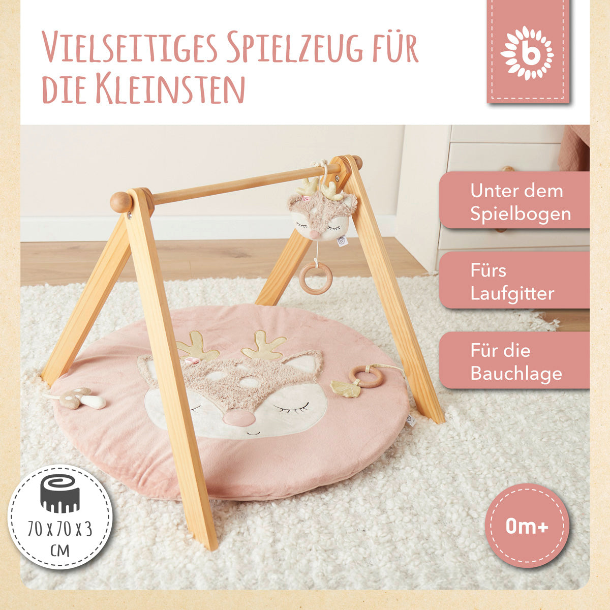 Tappetino da gioco Cerbiatta Ella