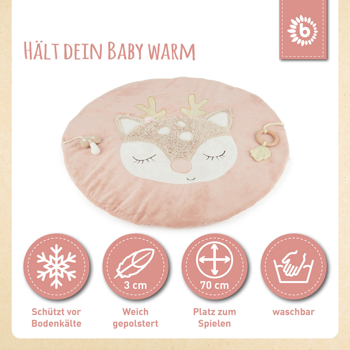 Tappetino da gioco Cerbiatta Ella