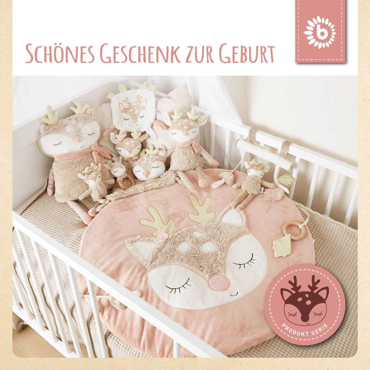 Coussin câlin faon Ella