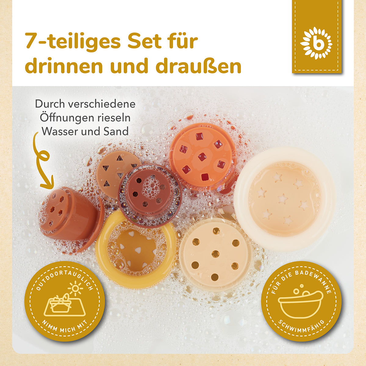 Bicchieri impilabili in silicone Chocolate Bliss