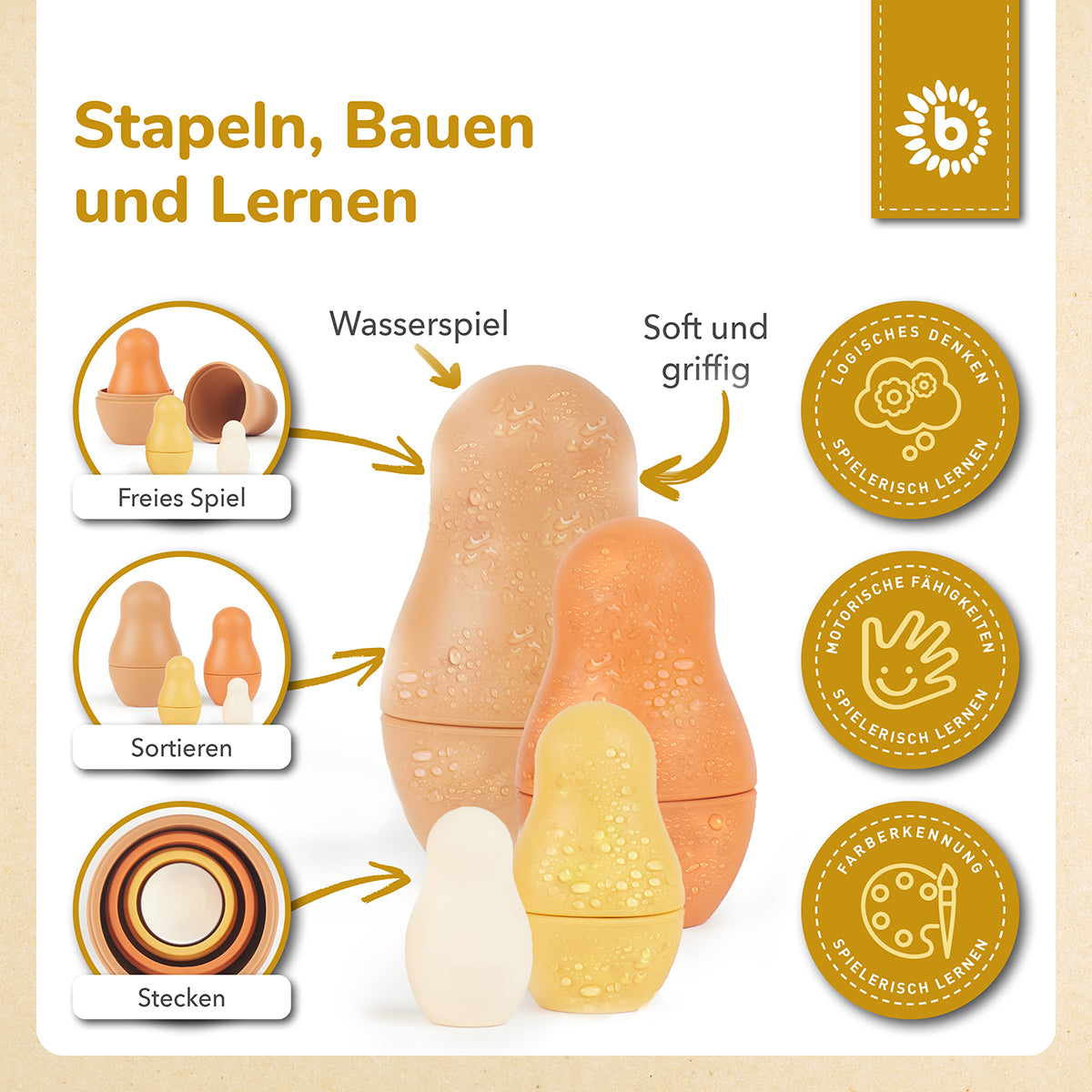 Matrioska in silicone Chocolate Bliss