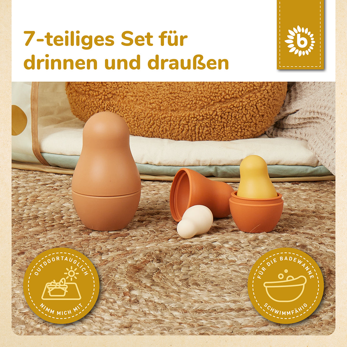 Matrioska in silicone Chocolate Bliss