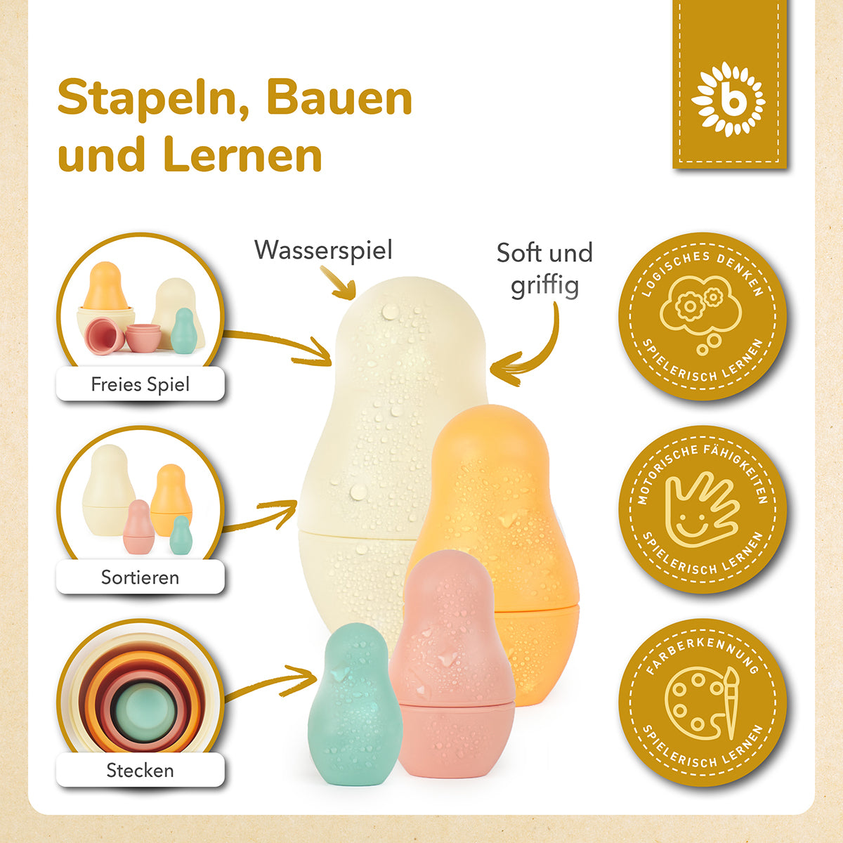 Matrioska in silicone Tropical Vibes