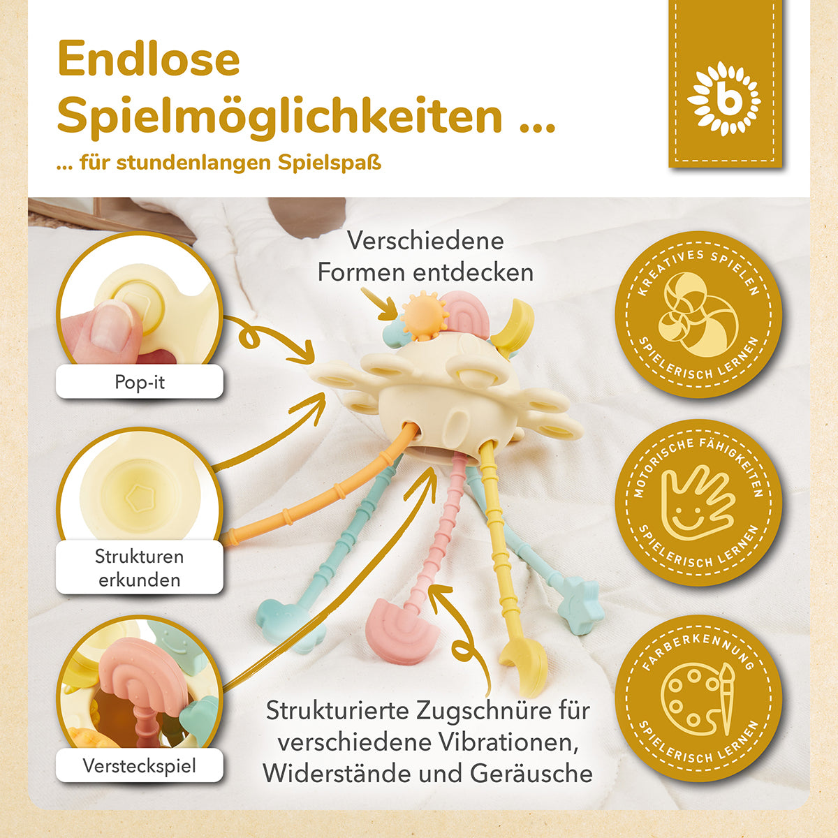 Pianeta attività in silicone banana