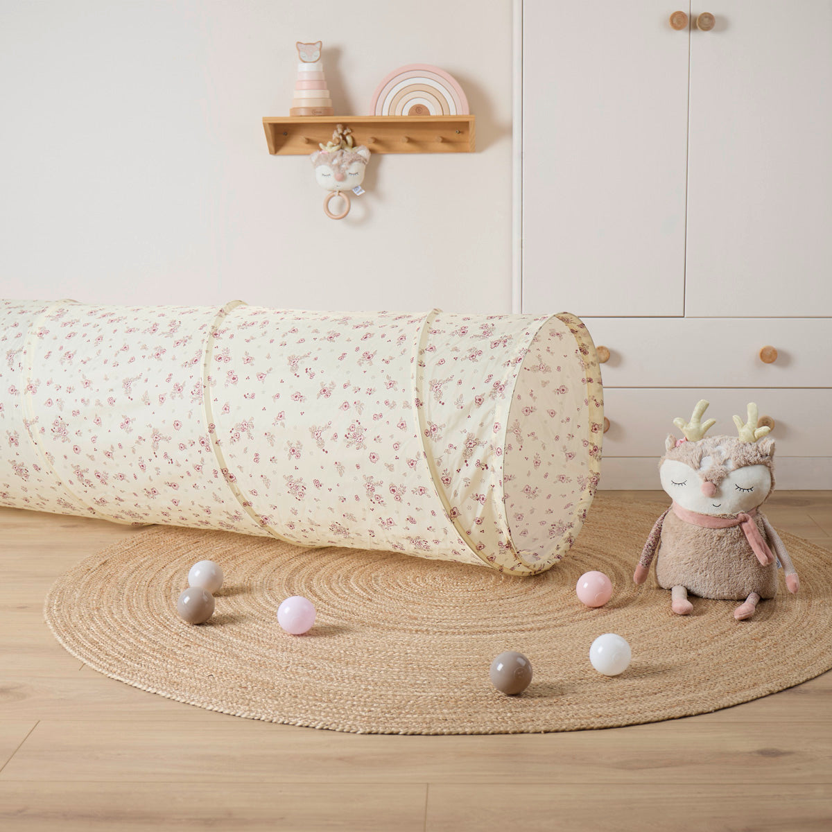 Pop Up Spieltunnel Vintage Flowers