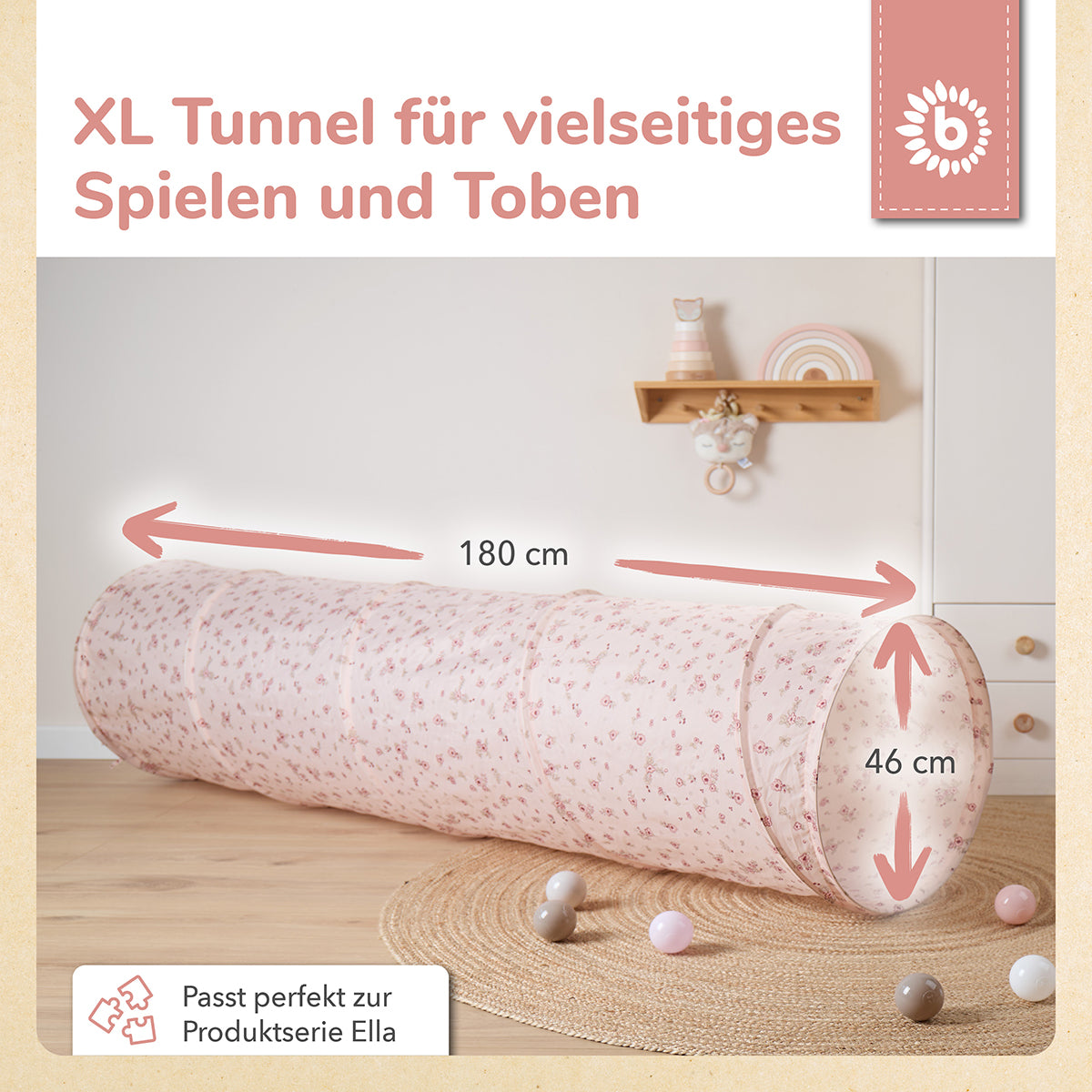 Tunnel da gioco Pop Up Dreamy Flowers