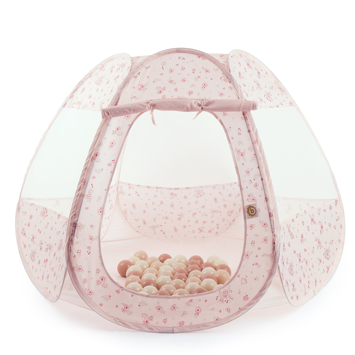 Tente de jeu pop-up et piscine à balles Dreamy Flowers avec 50 balles