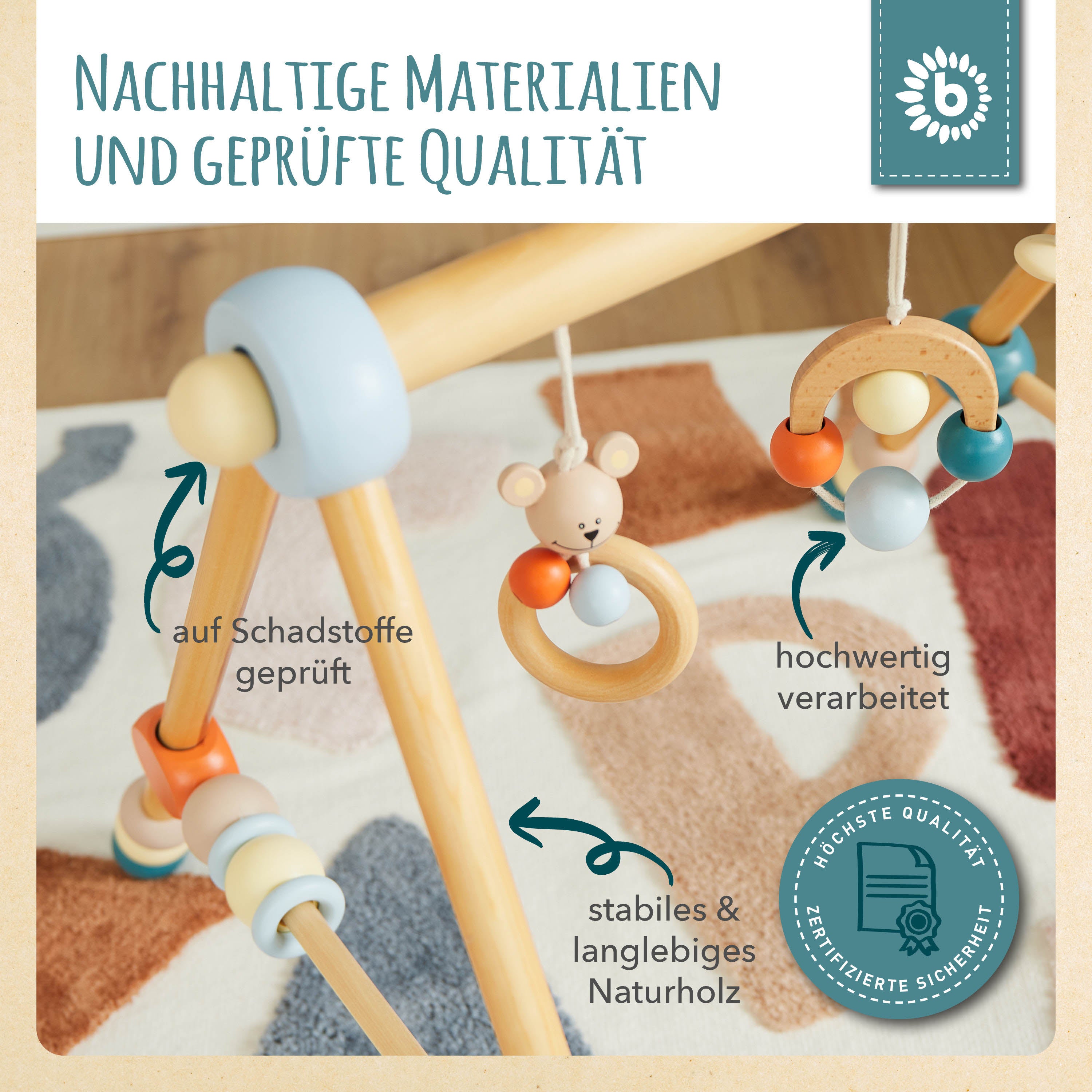 Arco da gioco Orsetto regolabile in altezza