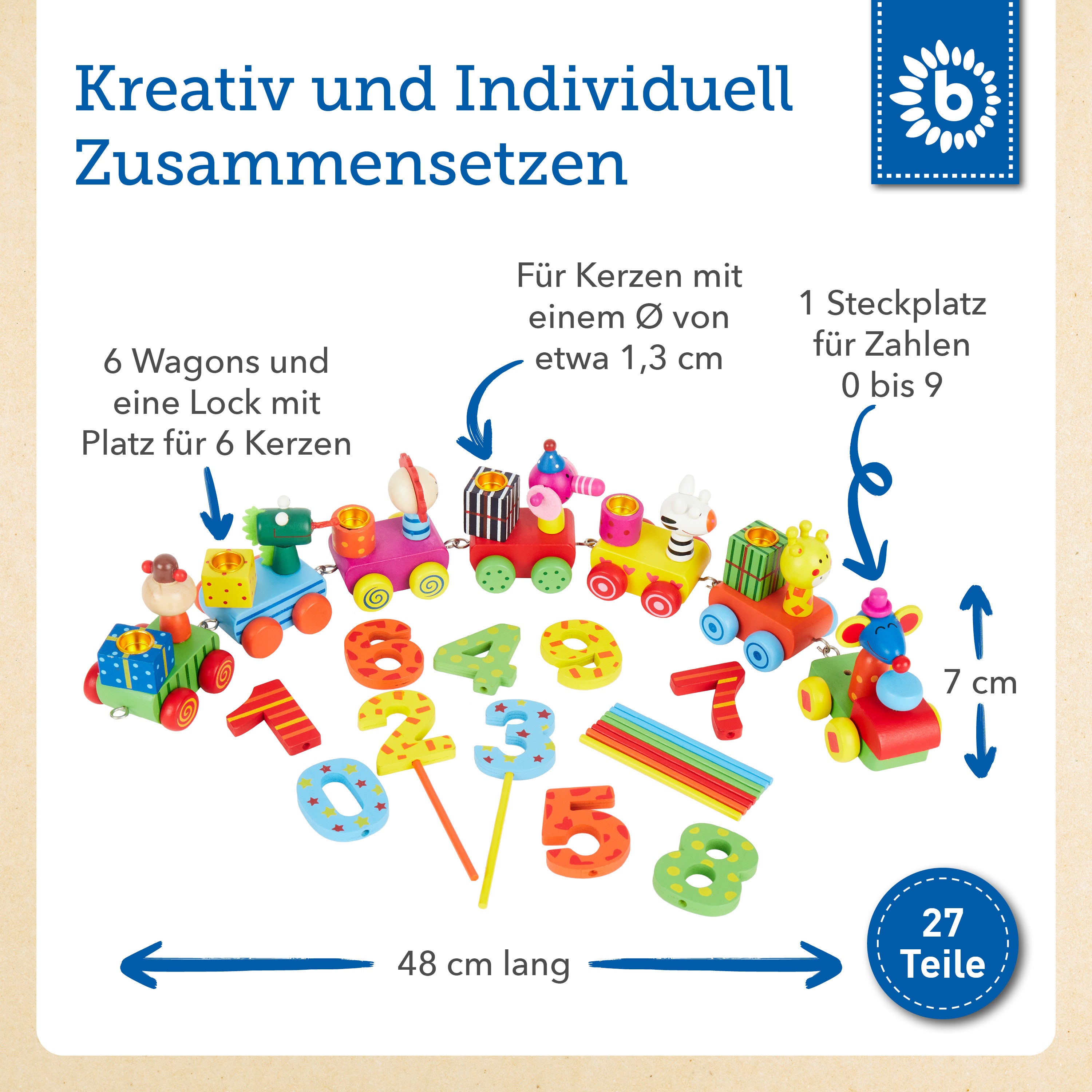 Train d'anniversaire Safari