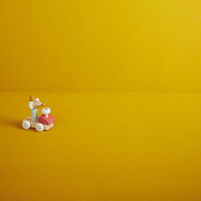 Train d'anniversaire en bois Berry 0-99 ans