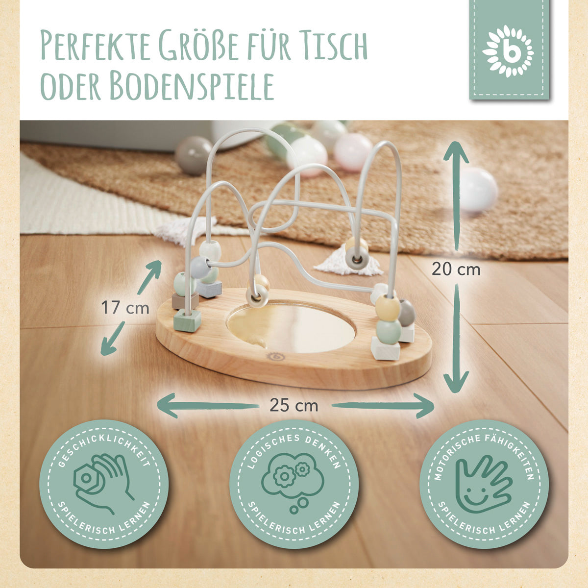 Labirinto di motricità con specchio reef