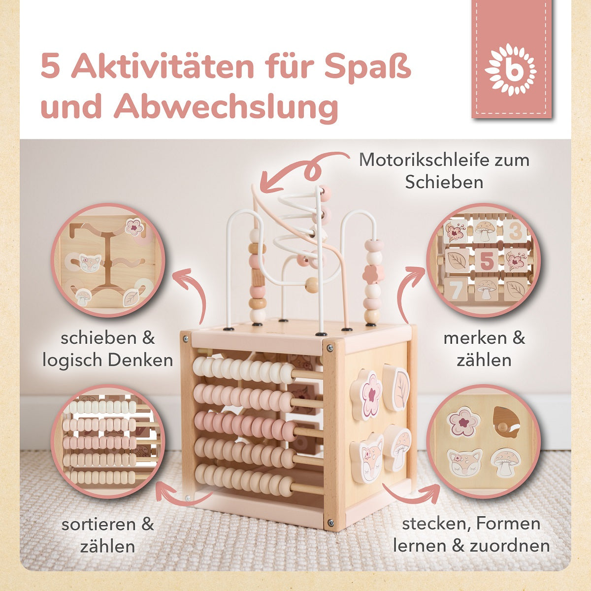 CUBO DELLE ATTIVITÀ CERBIATTA ELLA FSC®