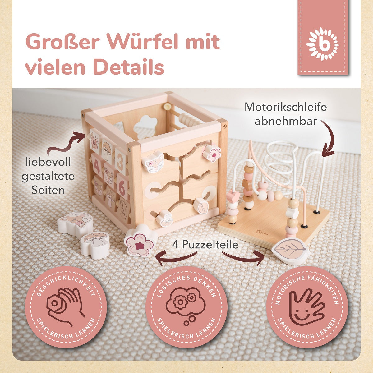 CUBO DELLE ATTIVITÀ CERBIATTA ELLA FSC®