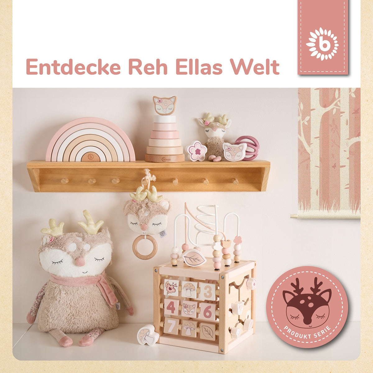 CUBO DELLE ATTIVITÀ CERBIATTA ELLA FSC®