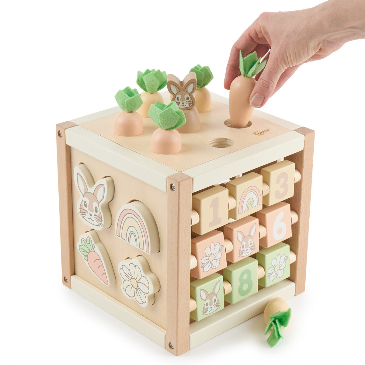 CUBO DELLE ATTIVITÀ CONIGLIETTO FINE FSC®