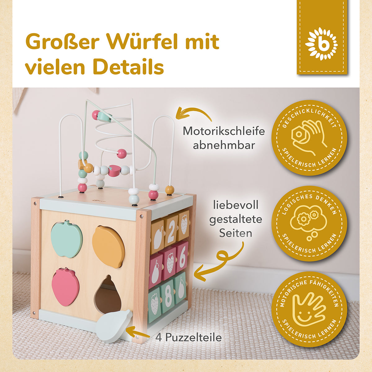 CUBO DELLE ATTIVITÀ BERRY XXL FSC®