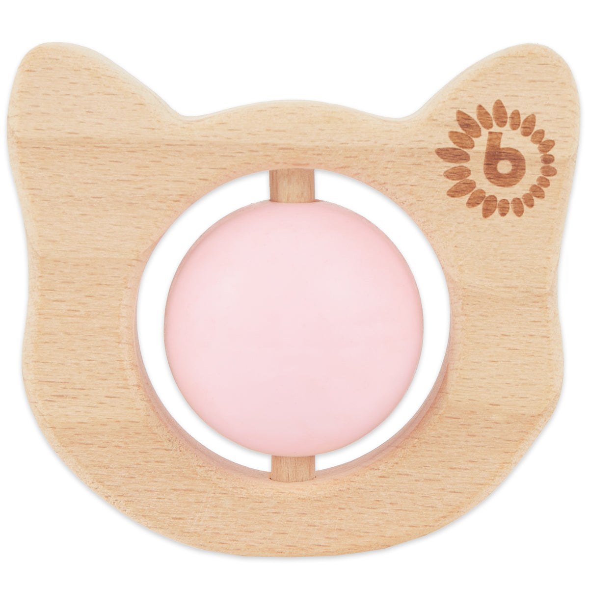 Anneau de dentition chat avec boule en silicone