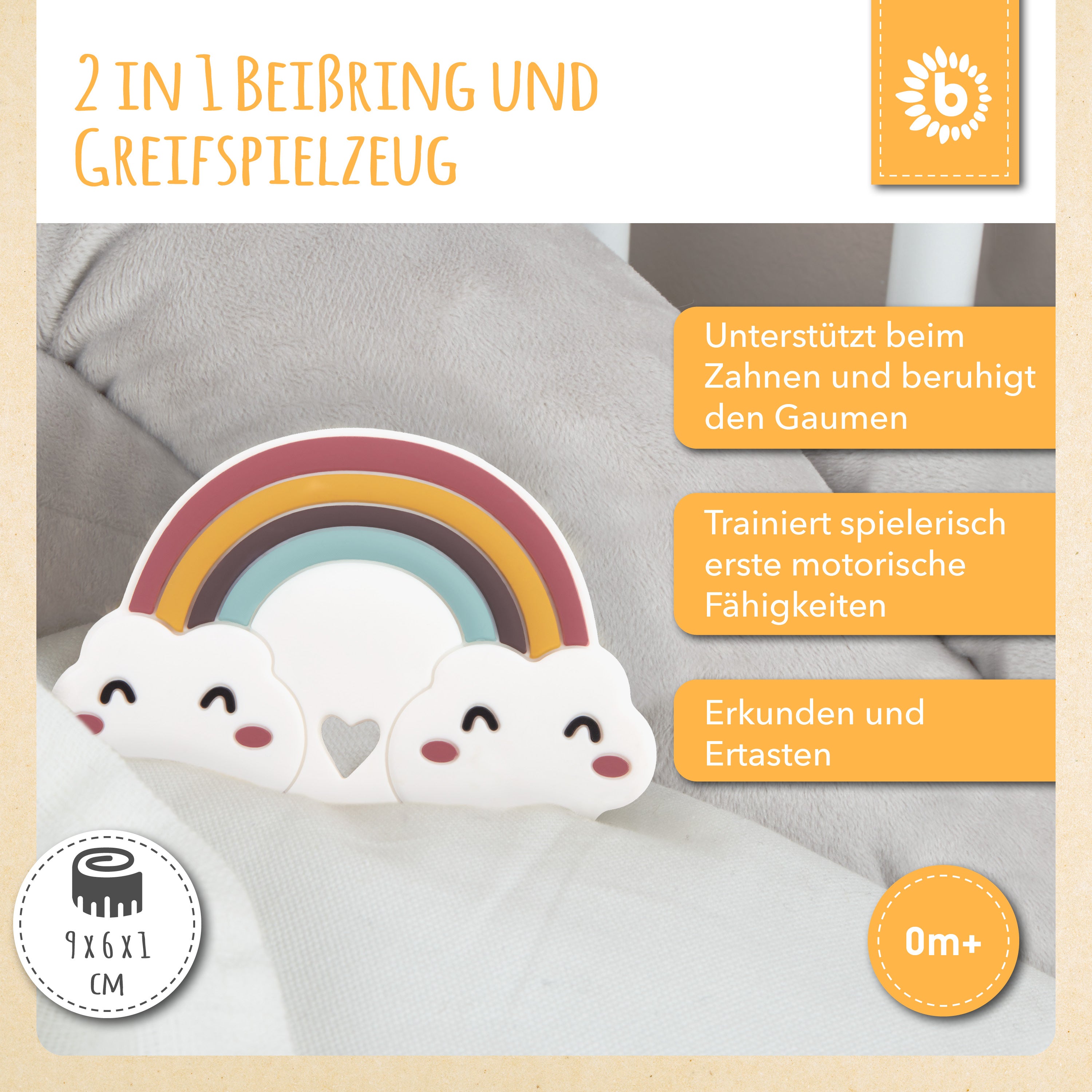 Anello da dentizione Nuvoletta in silicone