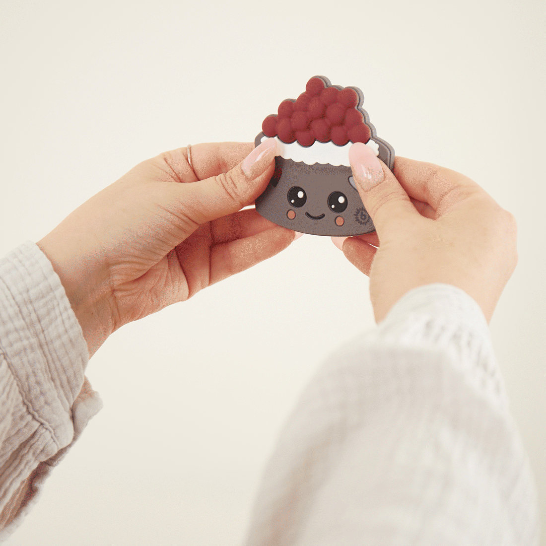 Anneau de dentition gâteau en silicone
