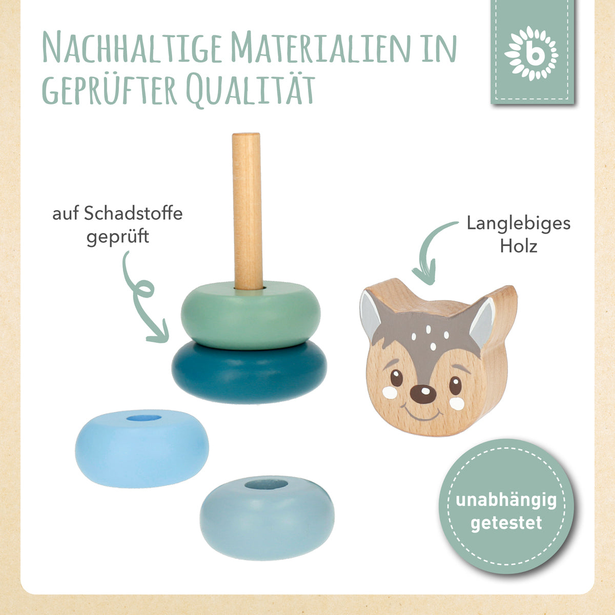 Mini torre impilabile cerbiatto