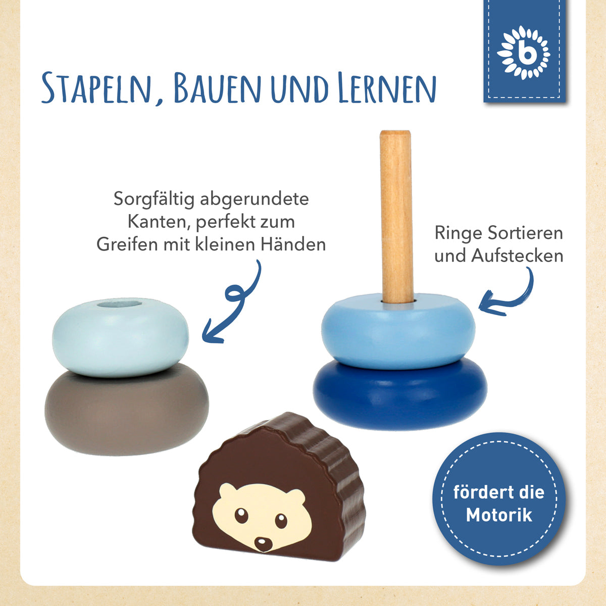 Mini torre impilabile riccio