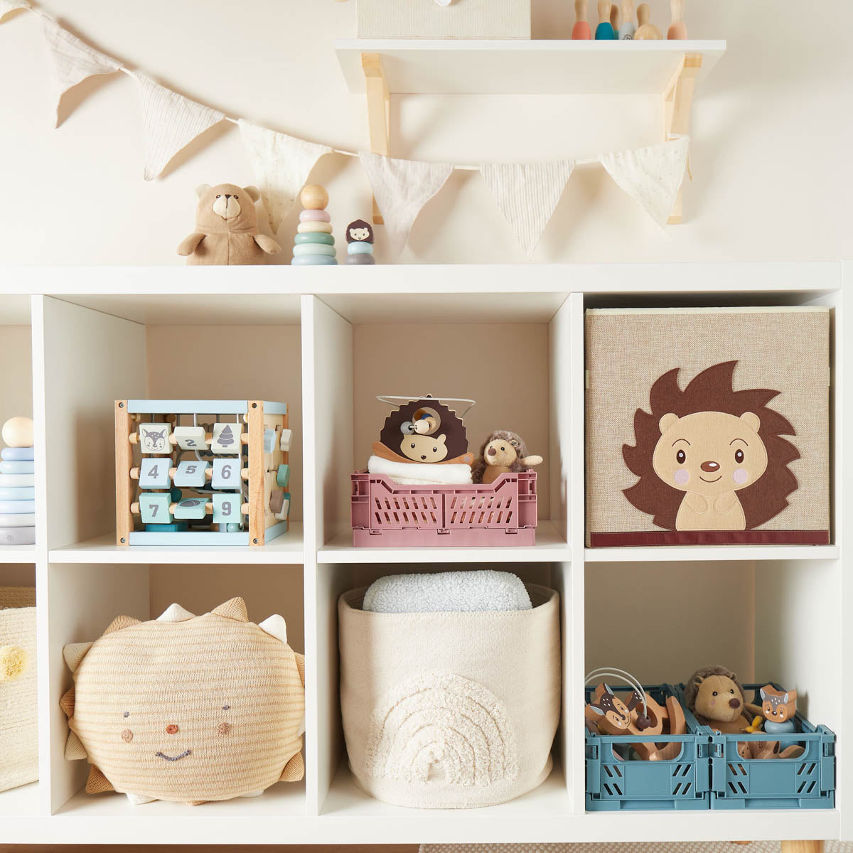 Cube d'activités Animaux de la forêt en bois FSC®