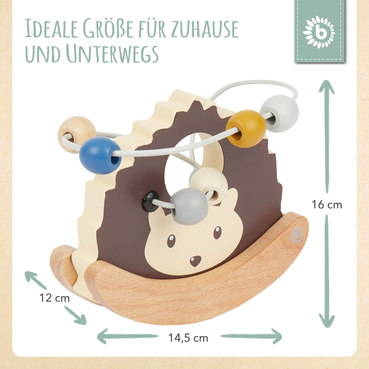 Pista per motricità con dondolo riccio