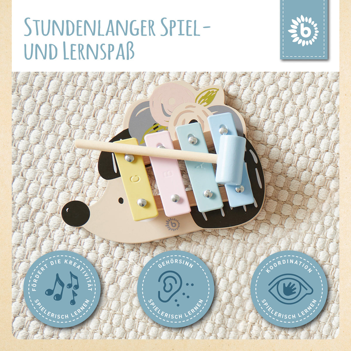 Mini xilofono riccio