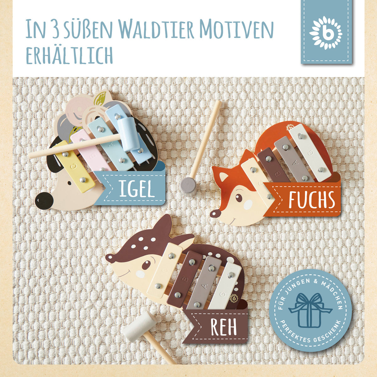 Mini xilofono riccio