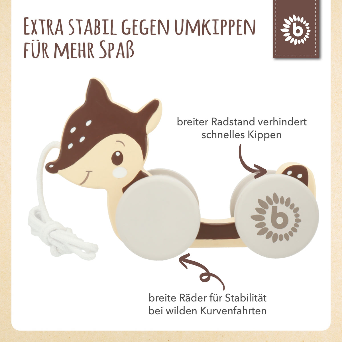 Cerbiatto da trainare