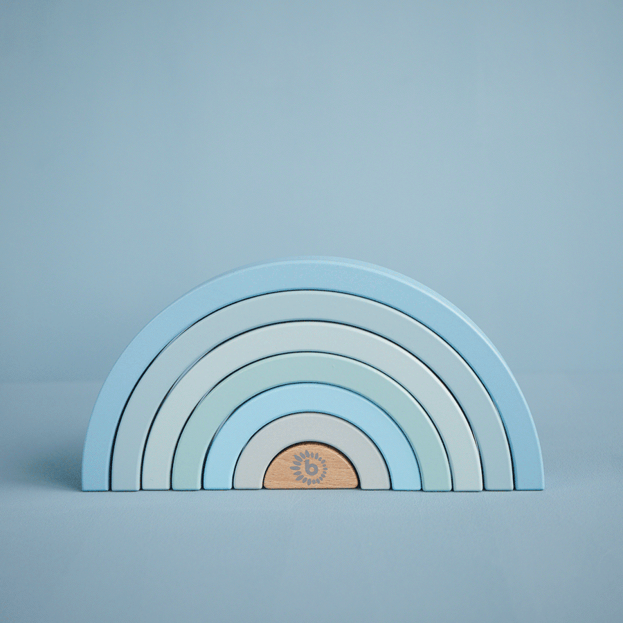 Arc-en-ciel bleu FSC®